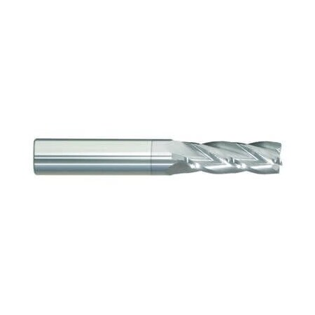 Morse Single End Mill, Center Cutting Regular Length, Series 5943C, 1316 Cutter Dia, 4 Overall Length,  90812